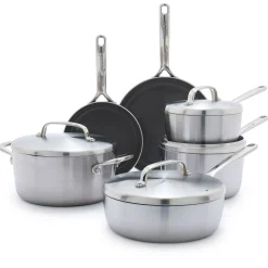GreenPan™ GP5 Stainless Steel 10-Piece Cookware Set