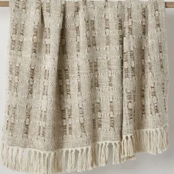 Grid Woven Throw