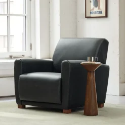 Haddon Leather Club Chair