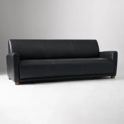Haddon Leather Club Sofa (60"–86")