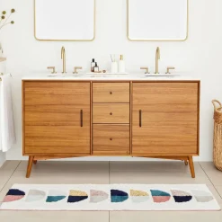 Half Moons Bath Mat Runner