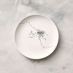 Halloween Antics Ceramic Salad Plate Sets
