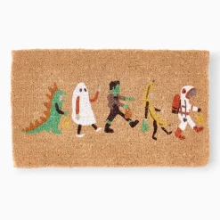 Halloween Trick-or-Treater Doormat
