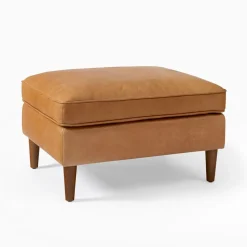 Hamilton Leather Ottoman