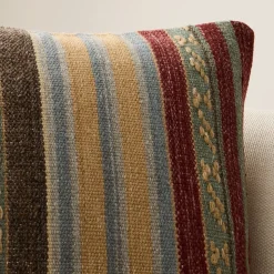 Handwoven Mixed Stripe Pillow Cover