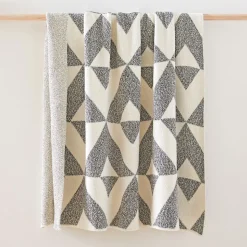 Happy Habitat Recycled Cotton Throw - Reversed Marled