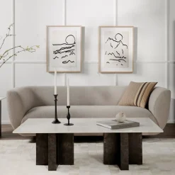 Harlyn Curved Pedestal Sofa