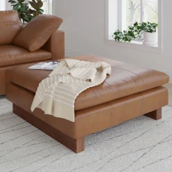 Harmony Leather Ottoman