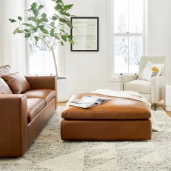 Harmony Modular Leather Ottoman