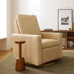 Harmony Motion Leather Swivel Power Recliner