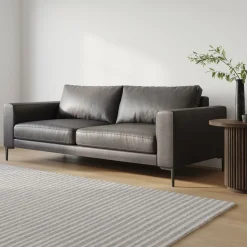 Harper Leather Sofa (76"–96")