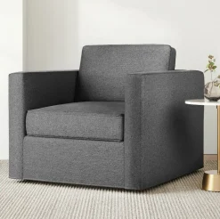 Harris Fitted Slipcover Swivel Chair