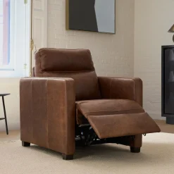 Harris Leather Power Recliner