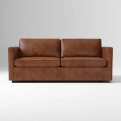 Harris Leather Queen Sleeper Sofa (78")