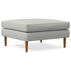 Harris Loft Ottoman - Wood Legs