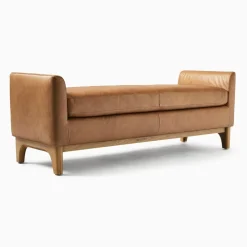 Harvey Leather Bench