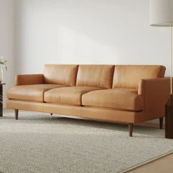 Haven Loft Leather Sofa (76"–86")