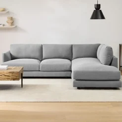 Haven 2-Piece Bumper Chaise Sectional (108"–113")