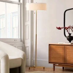 Hennings Fabric Floor Lamp (62")