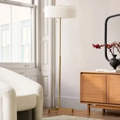 Hennings Fabric Floor Lamp (62")