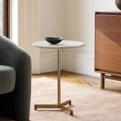 Hennings Marble Side Table (16")