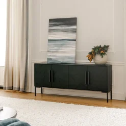 Herringbone Wood Buffet (77")