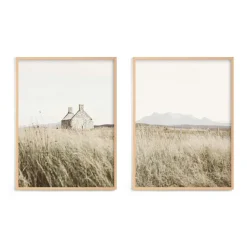 Highland Prairie Framed Wall Art by Minted for West Elm