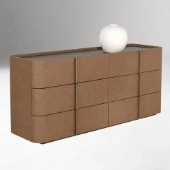 Hinsdale Vegan Leather Dresser (72")
