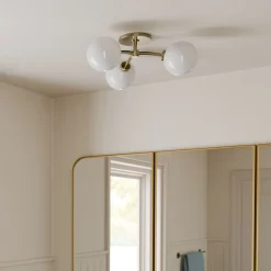 Holling 3-Light Flush Mount (15")