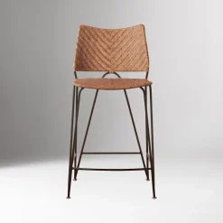 Hollingrive Rattan Counter Stool