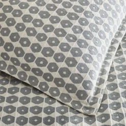 Honeycomb Woven Duvet Cover & Shams