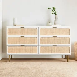 Ida Woven 6-Drawer Dresser (60")