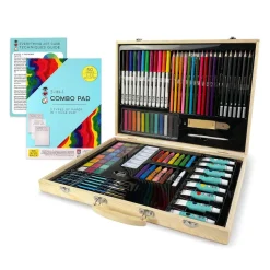 I Heart Art Deluxe Wooden Everything Art Case