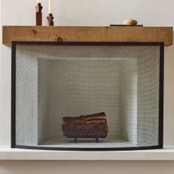Industrial Fireplace Screen