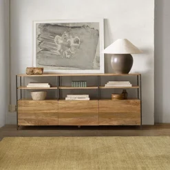 Industrial Modular Media Console (49"–67")