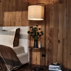 Industrial Shelf Floor Lamp (68")
