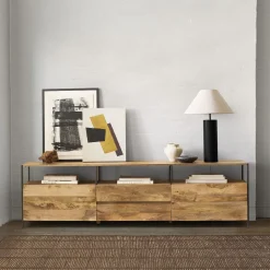Industrial Storage Media Console (80"–96")