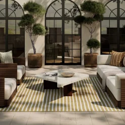 Isle Stripe Outdoor Performance Rug