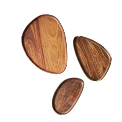 Itza Wood Wooden Leaf Tray