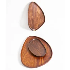 Itza Wood Wooden Leaf Tray