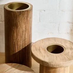 Ives Wood Vases
