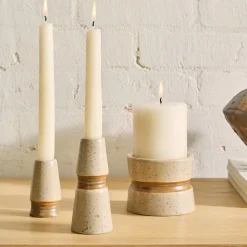 Jesse Ceramic Candleholders