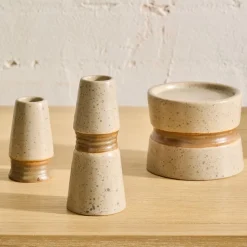Jesse Ceramic Candleholders