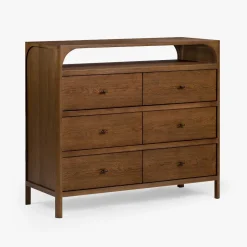 Joplin Arched 6-Drawer Dresser (45")