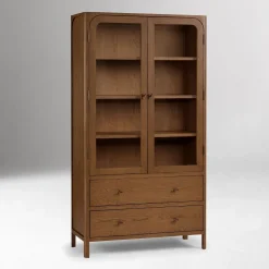 Joplin Tall Glass Cabinet (39")