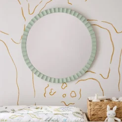 Joseph Altuzarra Fluted Round Wall Mirror (26")