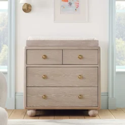 Joseph Altuzarra Sphere Foot 4-Drawer Wide Dresser with Removable Topper (36")