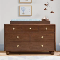 Joseph Altuzarra Sphere Foot 7-Drawer Wide Dresser with Removable Topper (56")