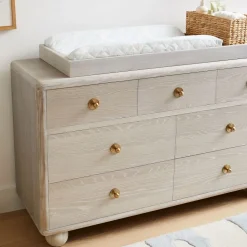 Joseph Altuzarra Sphere Foot 7-Drawer Wide Dresser with Removable Topper (56")