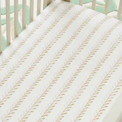Joseph Altuzarra Vines Stripe Crib Sheet